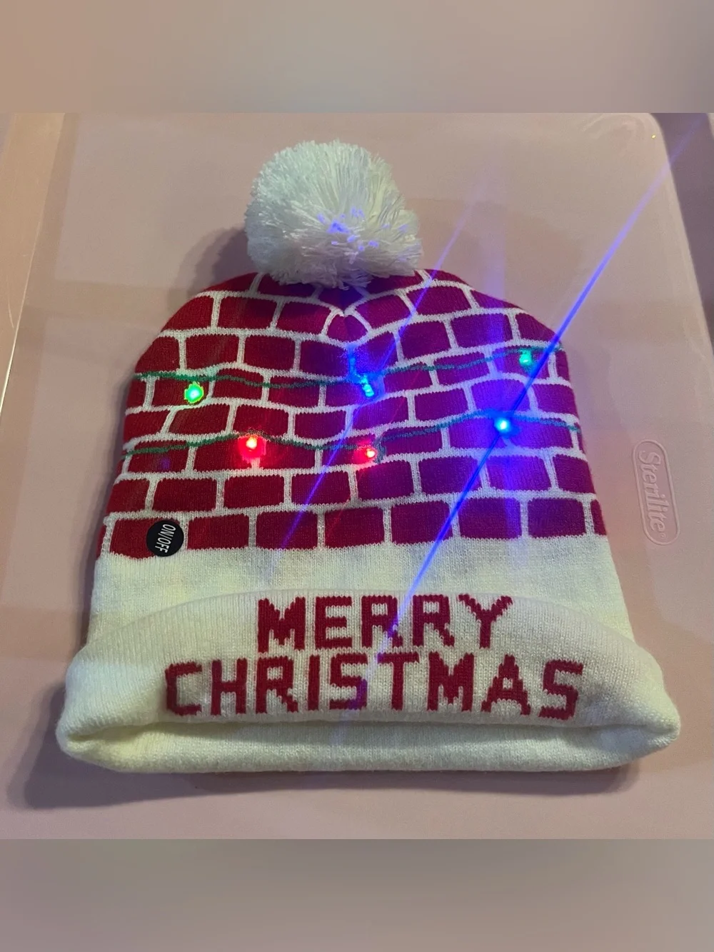 NWOT Light Up Holiday Christmas Beanie